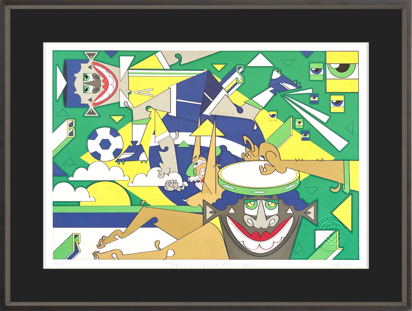 Cores e formas do meu Brasil II Edition 1/10