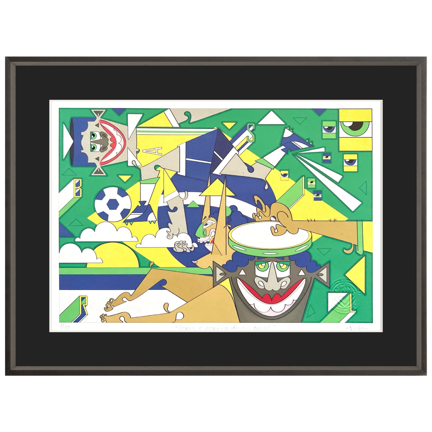 Cores e formas do meu Brasil II Edition 1/10