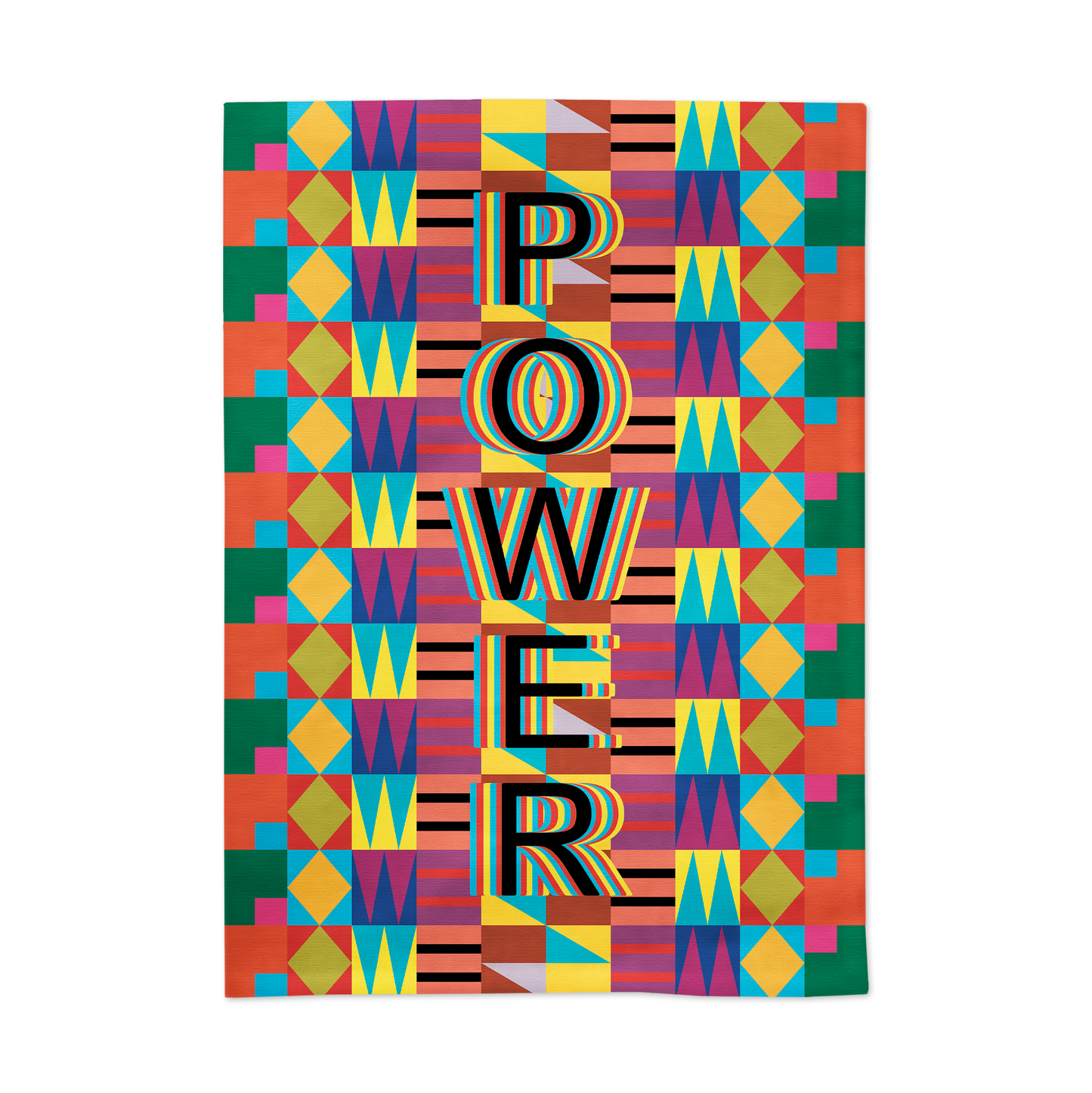 Power Tea Towel x Jeffrey Gibson