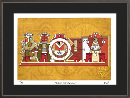 Visoes Tipograficas (ochre) Edition 7/10