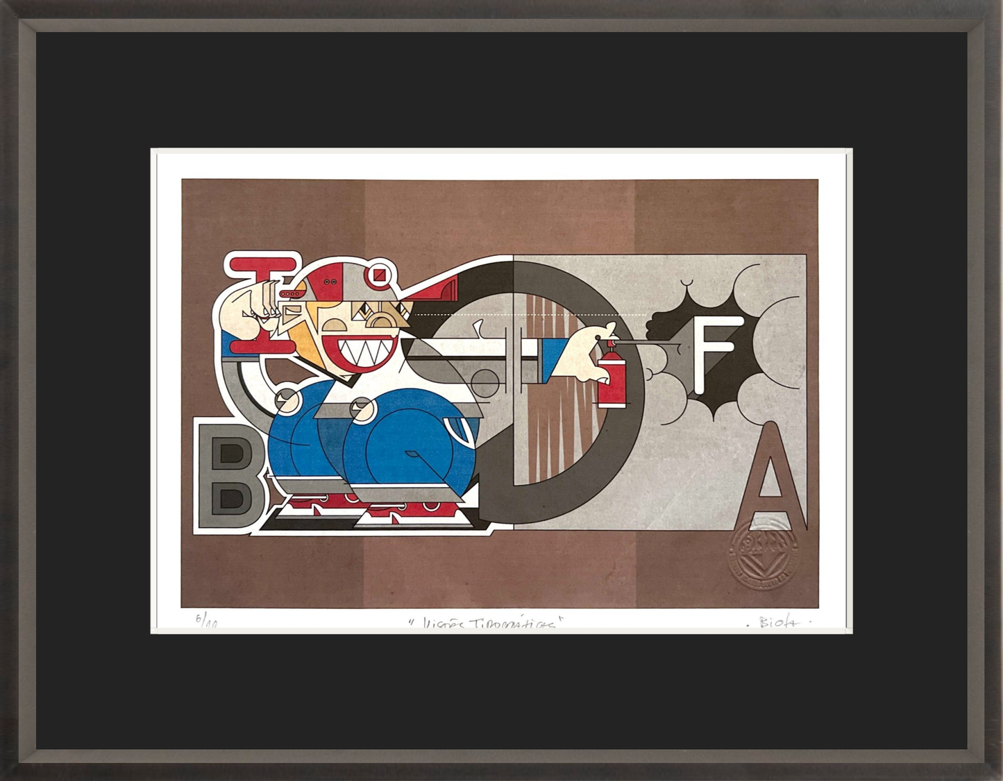 Visaoes Tipograficas Edition 7/10, ochre