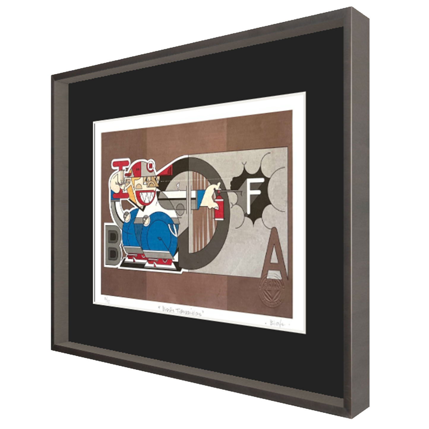 Visaoes Tipograficas Edition 7/10, ochre